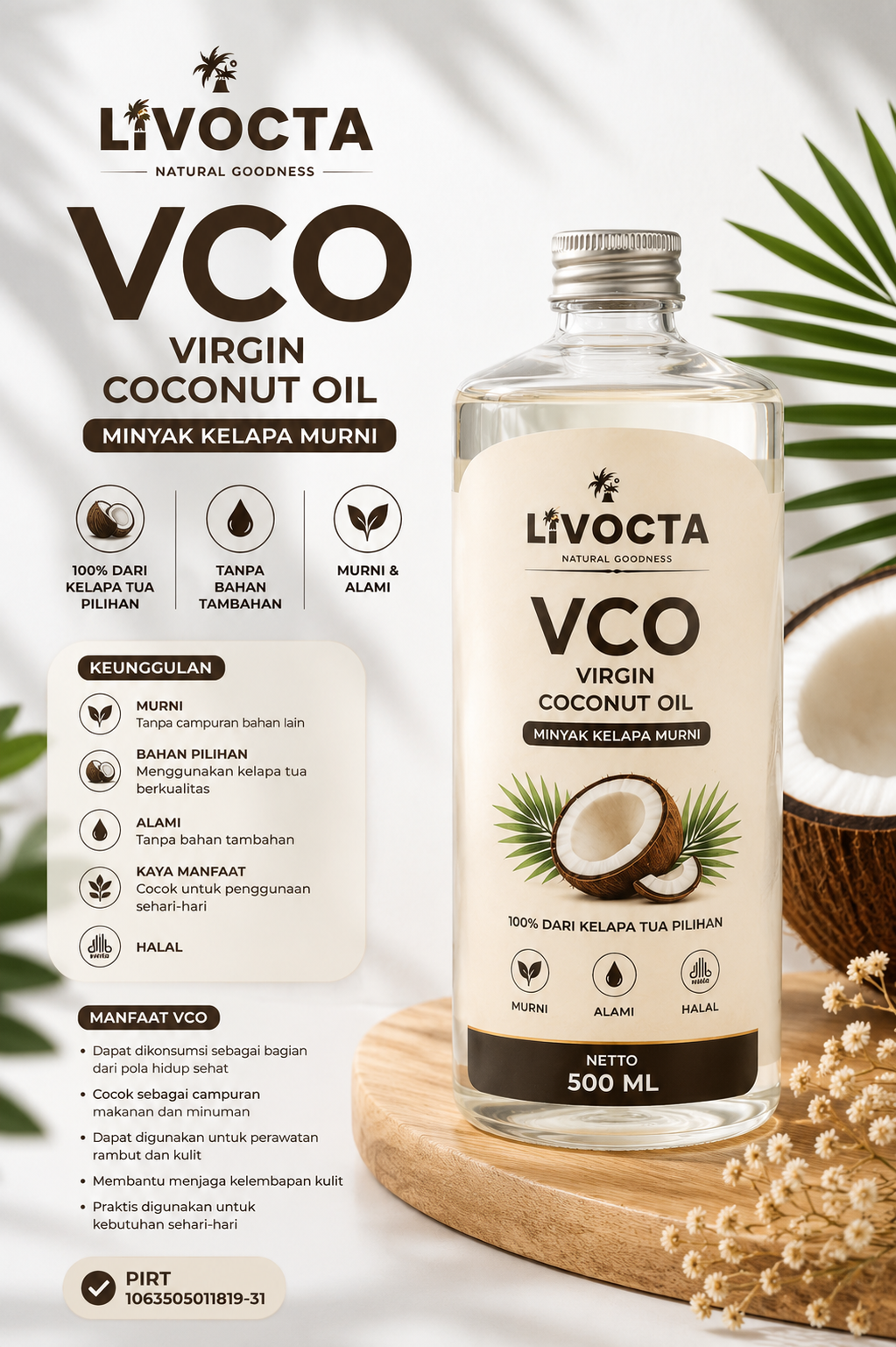 Minyak VCO Livocta 1 of 3